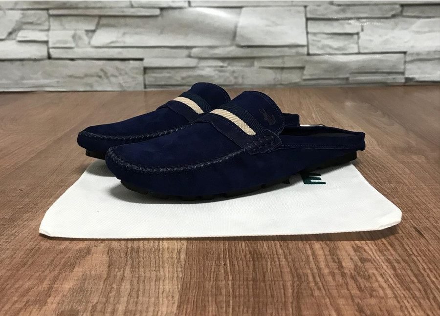 sapato mocassim masculino lacoste