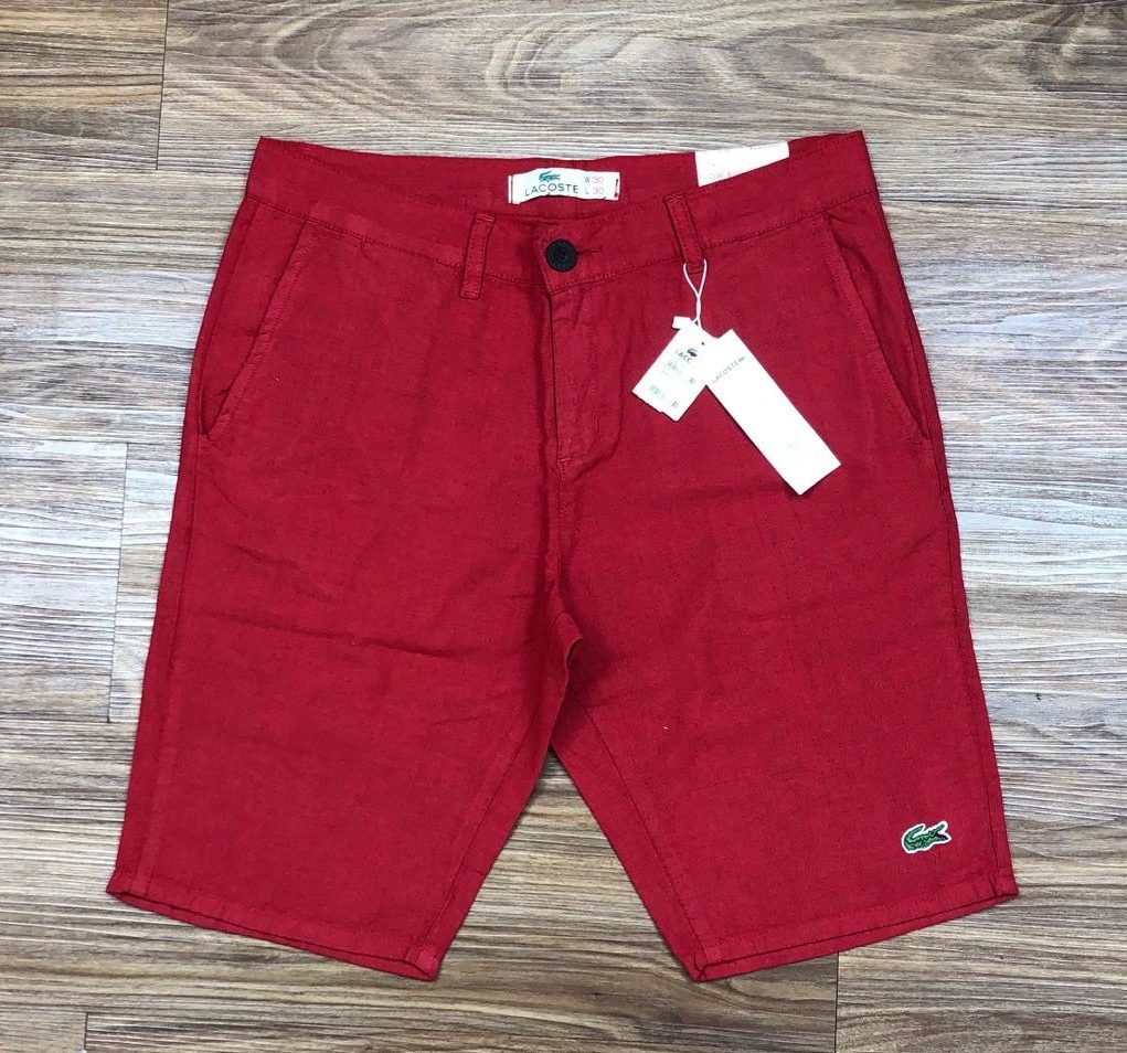 bermudas moletom lacoste