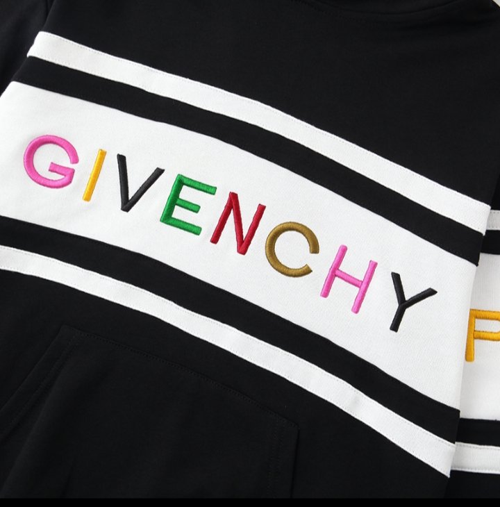 rainbow givenchy moletom com capuz