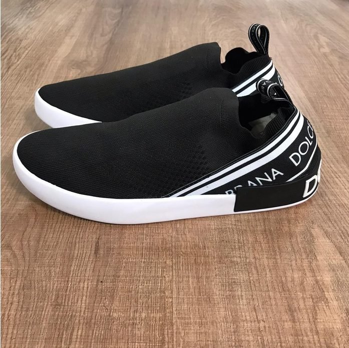dolce gabbana tenis preto