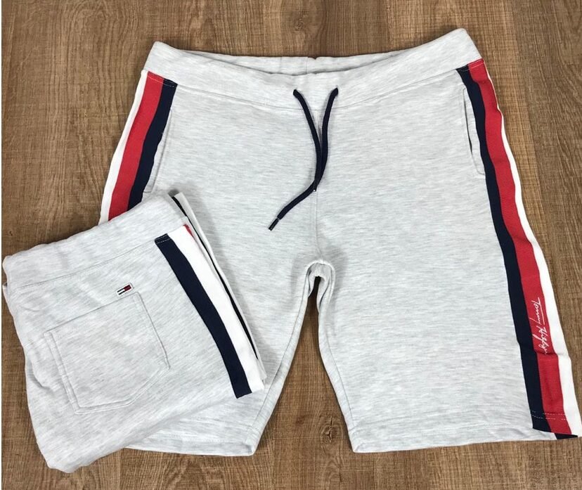 bermuda moletom tommy
